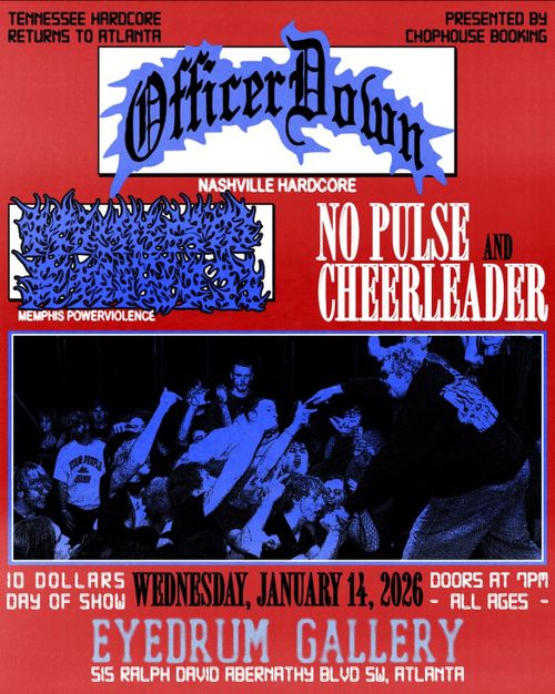 Officer Down (Nashville, TN) + Human Shield (Memphis, TN) + No pulse + Cheerleader