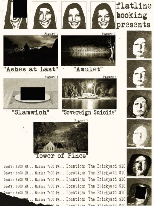 Ashes At Last (CA) + Ashes At Last (CA) + Slamwich (MA) + Sovereign Suicide (CA) + Tower of Pines