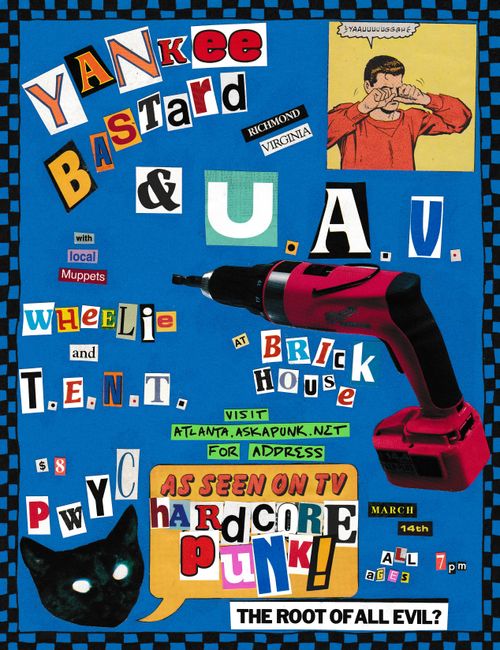 Yankee Bastard and U.A.V. (Richmond, VA) + Wheelie + T.E.N.T.