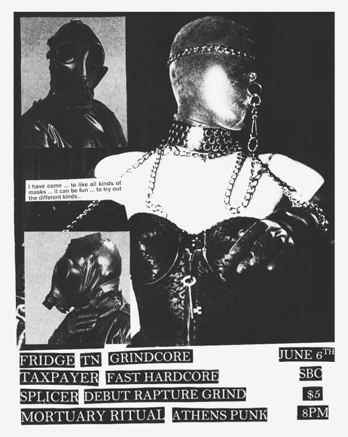 Fridge (TN), Mortuary Ritual (Athens), Taxpayer, Splicer (First gig)