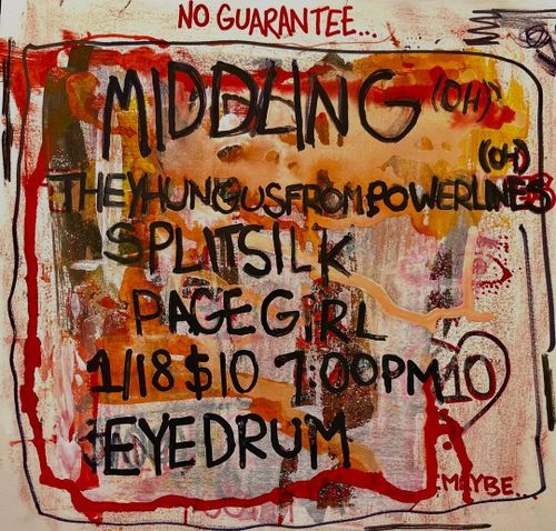Middling (OH) // They Hung Us From Powerlines (OH) // Split Silk // Page Girl