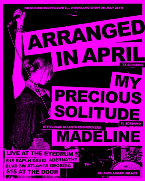 Arranged In April (TX) My Precious Solitude (FL) Madeline