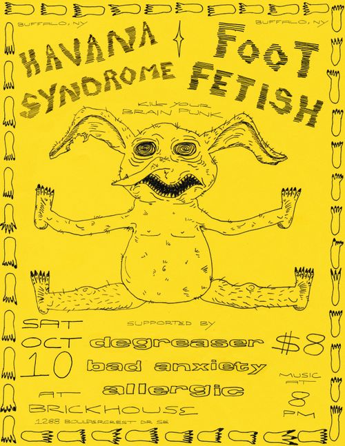 Havana Syndrome and Foot Fetish (Buffalo) + Allergic + Bad Anxiety + Degreaser