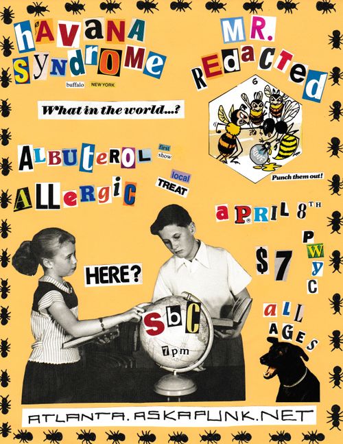 Havana Syndrome (BUFFALO, NY) + Mr. [Redacted] (ATHENS, GA) // Allergic + Albuterol