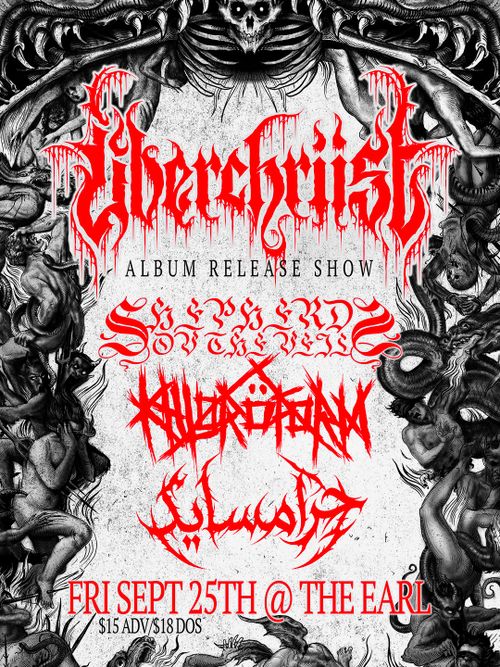 UBERCHRIIST RECORD RELEASE SHOW w/ SHEPHERDS OV THE VEIL, KHLOROFORM, and HARAMICYDE