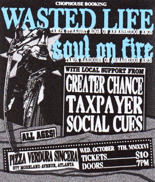 WASTED LIFE (FL) + SOUL ON FIRE (FL) + GREATER CHANCE + TAXPAYER + SOCIAL CUES